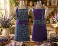 Violet Meadow | Single F/L Bib|     Garden-Inspired | 8 pockets (Copy)