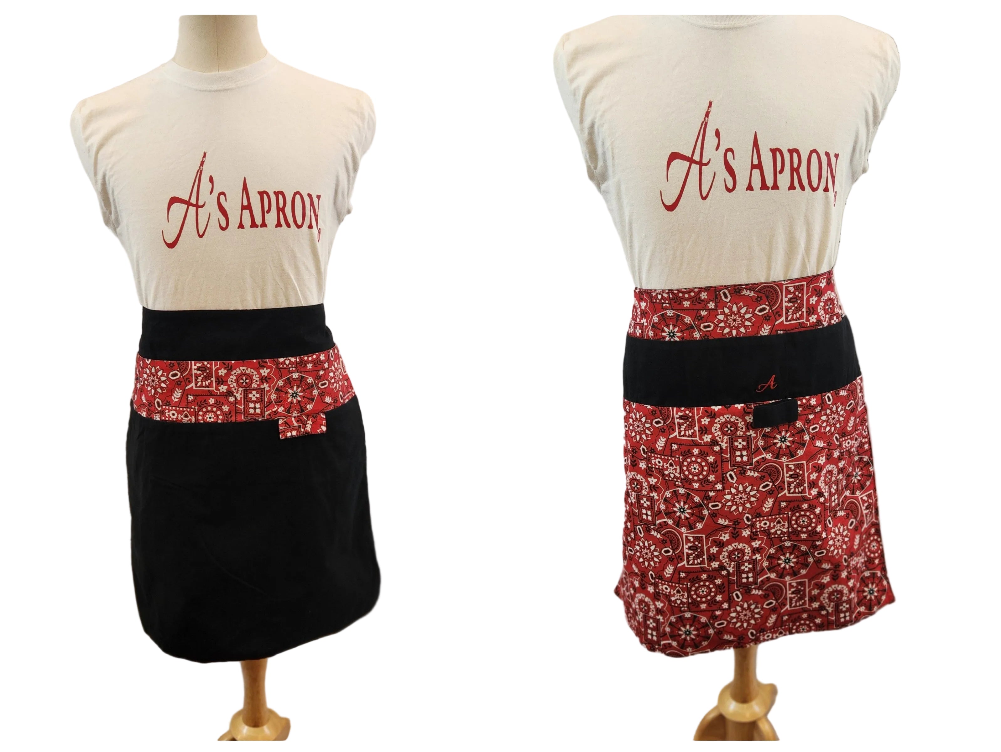  🧣Bandana Motif & Black Reversible Long Waist  image 0