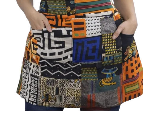 Maputo Patchwork  Mozambique Collection  Reversible  Short Waist | 8 pockets  image 0