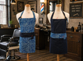 The Indigo  Reversible Short Bib Apron