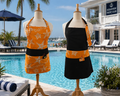 🥥Island Vibes Reversible Short Bib Apron