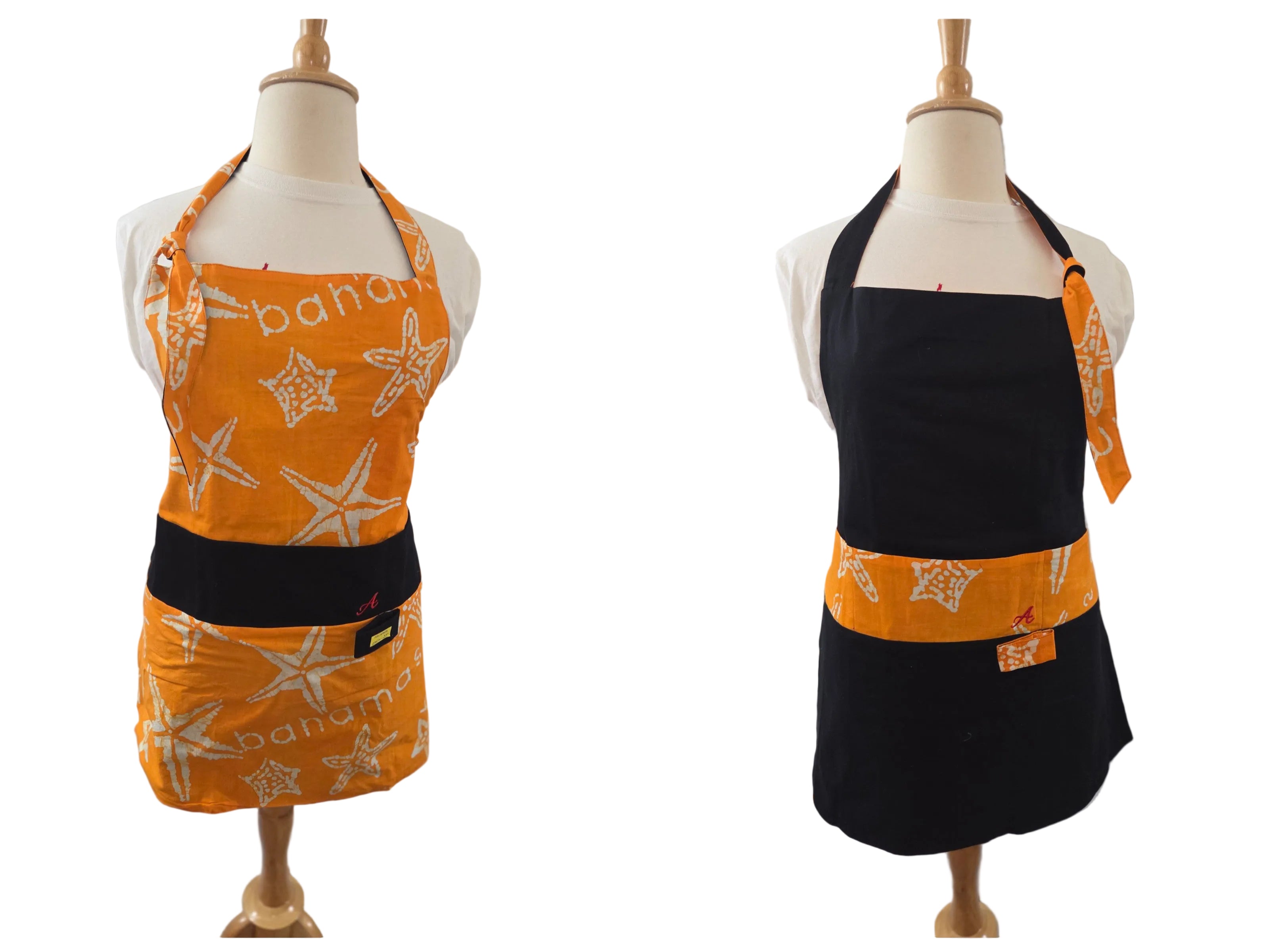   🥥Island Vibes Reversible Short Bib Apron image 0
